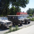 vozidla p�ipravena k odjezdu na v�